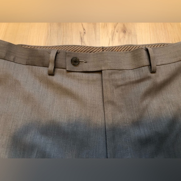 Lauren Ralph Lauren Men's Grey Slim Fit Twill Trousers Dress Pants - W34 x L30 - Picture 6 of 9